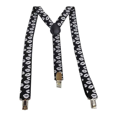 Long Kids Y Shape 3 Clips Elastic Slim Braces