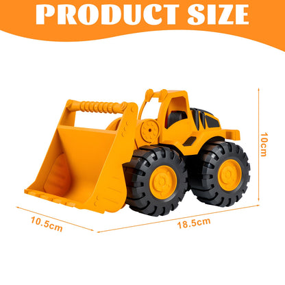 Set of 3 Sand Toy Digger Sandpit, Use Dump Truck Digger Beach Toy Car, Tyres Made of Soft Material, Play Stable Sand Toy from 1-5 Years, Girls, Boys, Summer Toy