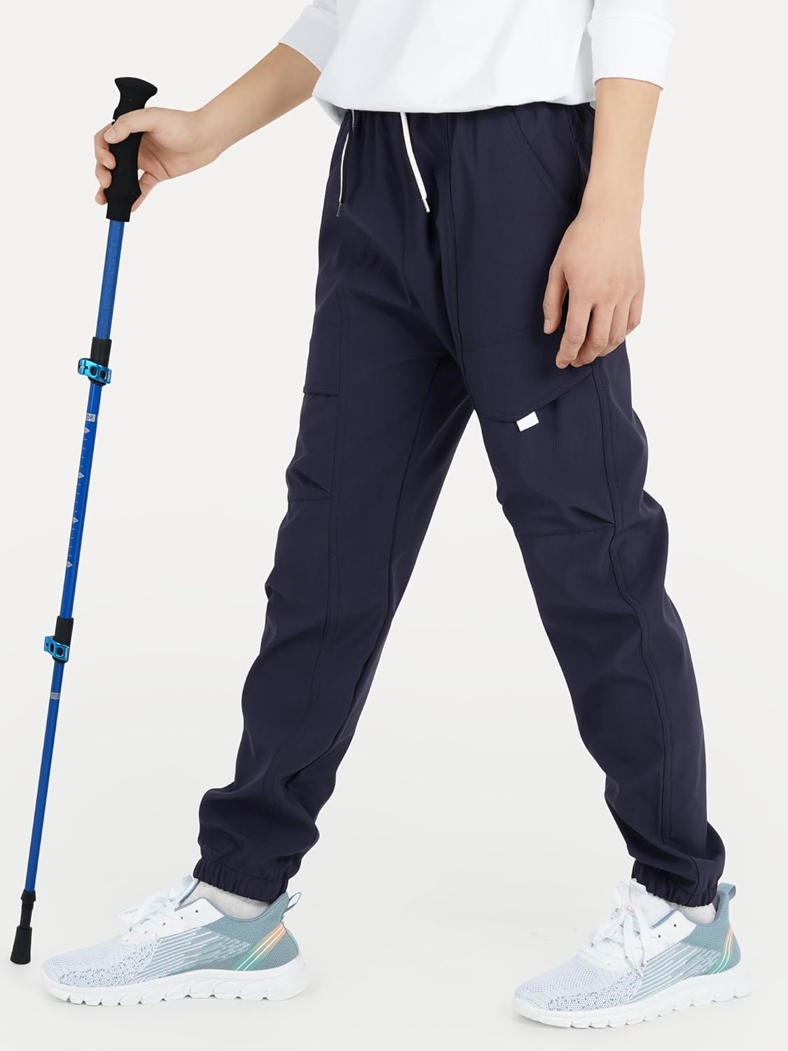 YOUNGSOUL Cargohose Jungen Wasserdicht Kinder Wanderhose Outdoor Jungs Cargo Hose mit Gummizug