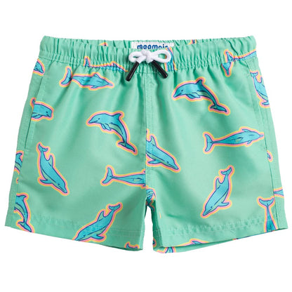 MaaMgic Badehose Jungen Sommer Badeshorts Schnelltrocknend Boardshorts mit Netzfutter Taschen und Verstellbarem Tunnelzug Urlaub Shorts