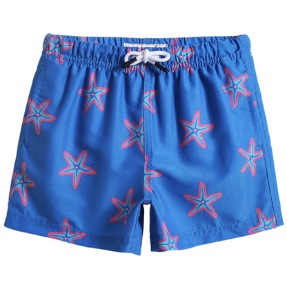 MaaMgic Badehose Jungen Sommer Badeshorts Schnelltrocknend Boardshorts mit Netzfutter Taschen und Verstellbarem Tunnelzug Urlaub Shorts