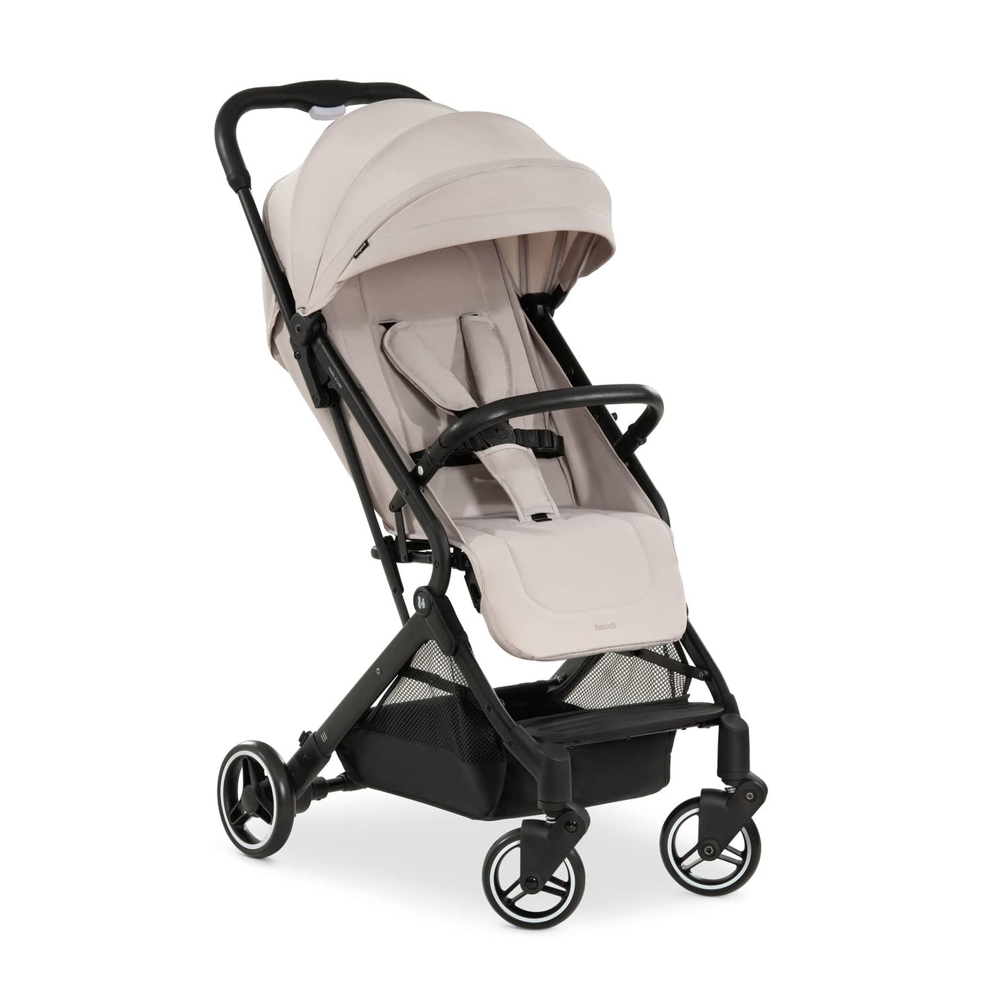 Hauck Travel N Care Dark Olive Stroller – Lightweight travel buggy for children from birth to 22 kg with reclining function, compact and UPF 50+