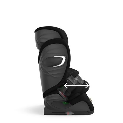 CYBEX Gold Kindersitz Pallas G i-Size, 76 - 150 cm, Ab ca. 15 Monate bis ca. 12 Jahre (ca. 9 bis 50 kg), Lava Grey