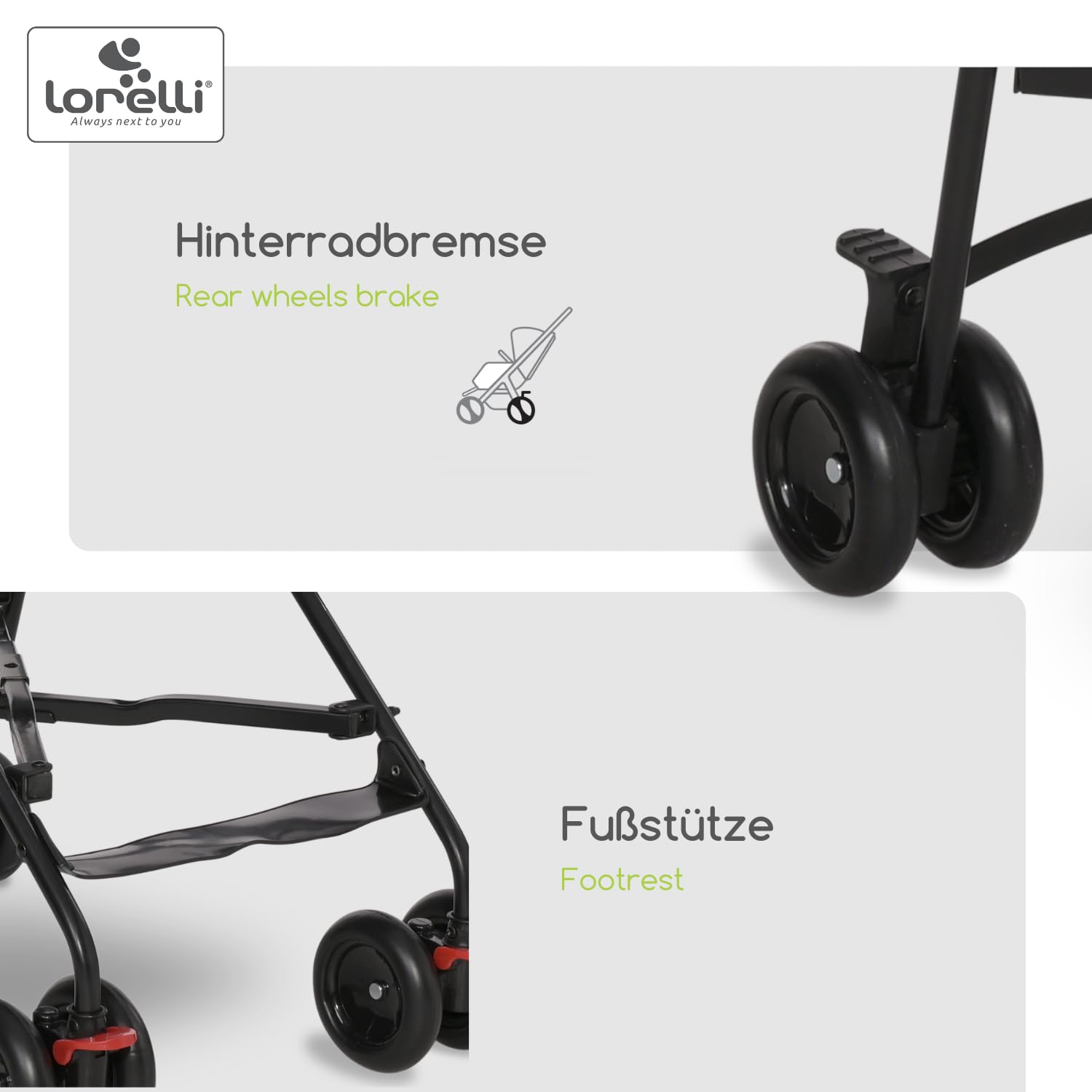 Lorelli Ultra Leichter Buggy Kinderwagen Vaya - nur 4,7kg - Kompakter Sportsitz bis 15kg, Sitzbuggy mit 5-Punkt-Gurt, faltbarem Verdeck und ergonomischen Griffen, klappbarer Reisekinderwagen, rosa - Meloni2