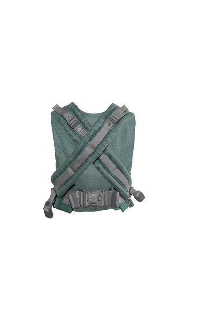 KOKADI Flip X Heart2Heart Cream (Unisize) - Die perfekte Kombi aus dem Komfort eines Fullbuckles und dem Tragen überkreuzt - Ab Geburt - 15 kg, handgefertigt aus 100% Bio-Baumwolle - Beige