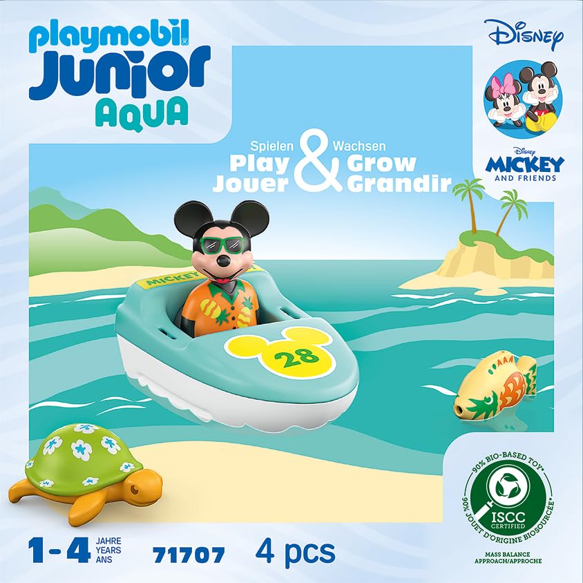 PLAYMOBIL JUNIOR | Disney | Vaianas Katamaran | nachhaltiges Spielzeug aus biobasierten Kunststoffen | für Kinder ab 1 Jahr | 71459
