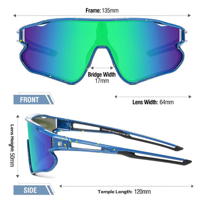 DUCO DK268 Children's Sunglasses Youth Baseball Sunglasses Lightweight TR90 Frame UV400 Sports Cycling Sunglasses for Boys Girls
