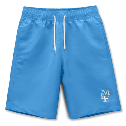 MEILONGER Boys' Swim Shorts Quick-drying Boardshorts with Mesh Lining Pockets and Adjustable Drawstring 