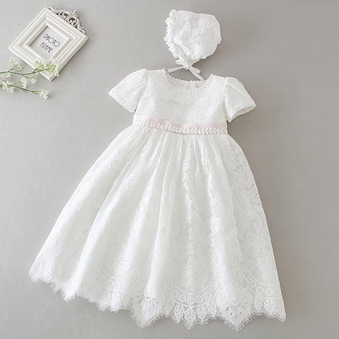 Baby Lange Taufe Kleider Weiße Taufe Kleid Besondere Anlässe Kleider für Mädchen Geburtstag