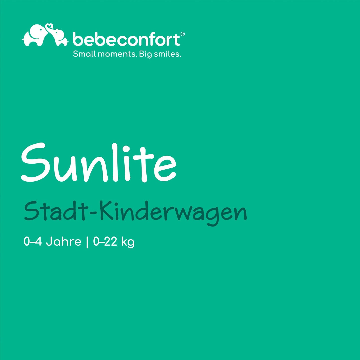 Bebeconfort Zephir, kompakter Baby Kinderwagen, 0–4 Jahre (bis zu 22 kg), leichter Reise Buggy (4,5 kg), in Kabinengröße, flacher und verstellbarer Sitz, Aufbewahrungskorb, Mineral Green