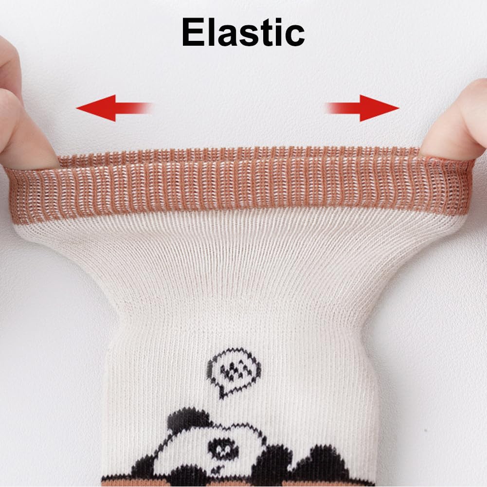 Rutschfeste Socken für Baby Mädchen Jungen 5 Paar Kinder Anti Rutsch Socken Sportsocken Stoppersocken