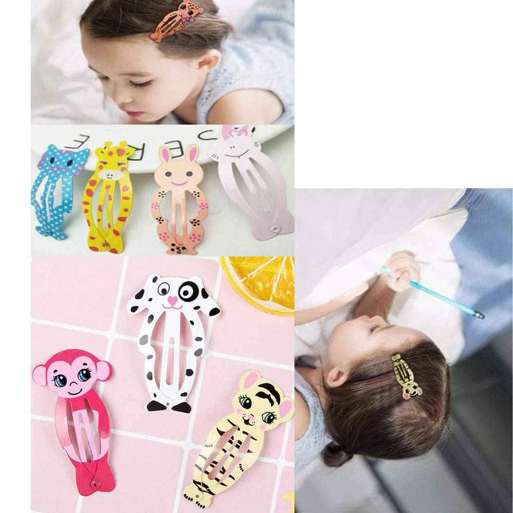 Pack of 18 Fashion Animal Hair Pins, Children's Hair Clips, Cartoon Clips, Accessories for Baby, Toddlers, Girls, Children, Multicoloured