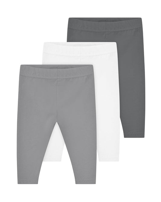 Kindsgard Bensker Leggings Pack of 3 - Baby Leggings - Easy to Put on and Take Off - Certified according to Oeko-Tex Standard
