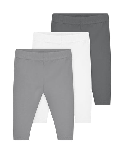 Kindsgard Bensker Leggings Pack of 3 - Baby Leggings - Easy to Put on and Take Off - Certified according to Oeko-Tex Standard