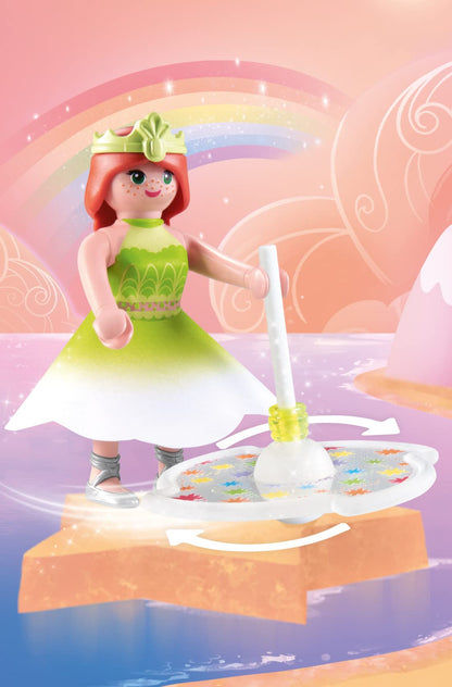 PLAYMOBIL Princess Magic 71360 Heavenly Baby Cloud, Magic Nursery in the Clouds, Includes Baby Cradle, Rocking Horse, Teddy Bear and More, Toy for Children from 4 Years