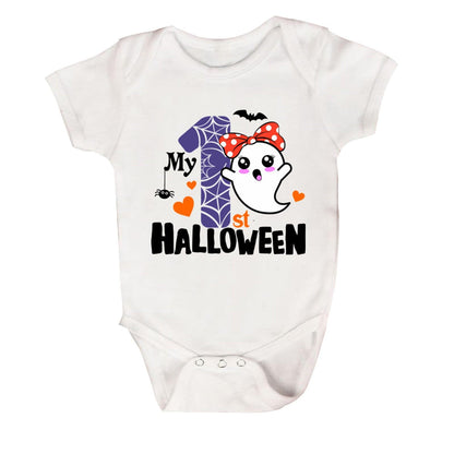 Mein 1. Halloween-Babykostüm, Baumwolle, kurzärmelig Langarm Body Set Junge