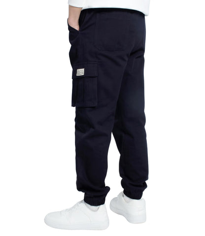 LAUSONS Hosen für Jungen Cargohose Kinder Hose Cargo Jogginghose Freizeithose mit Gummizug