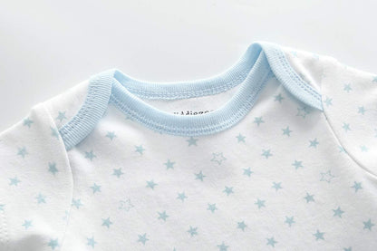 Kiddiezoom Baby-Body, Hose, Kleinkinder, Einteiler, Kleidung, Set, Outfits, für Jungen und Mädchen, Baumwollkappen, Kratzfäustlinge