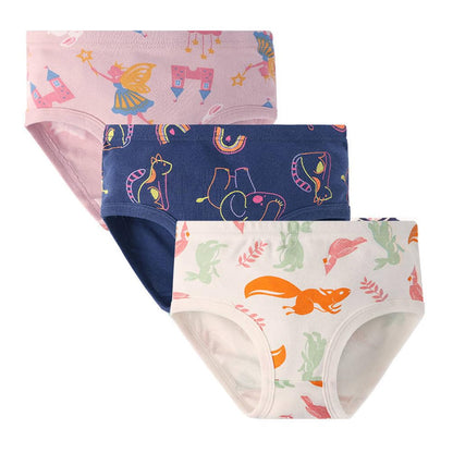 JackLoveBriefs Mädchen Unterhosen Bequeme Slips Baumwolle