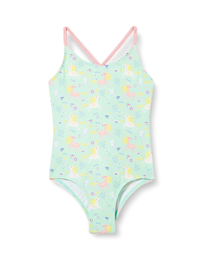 Playshoes Mädchen Uv-Schutz Badeanzug Schwimmanzug Badebekleidung