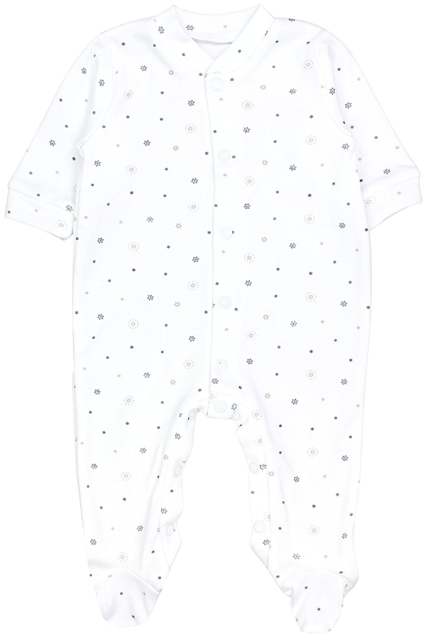 TupTam Baby Jungen Schlafstrampler Langarm Strampler Schlafanzug mit Fuß 3er Pack