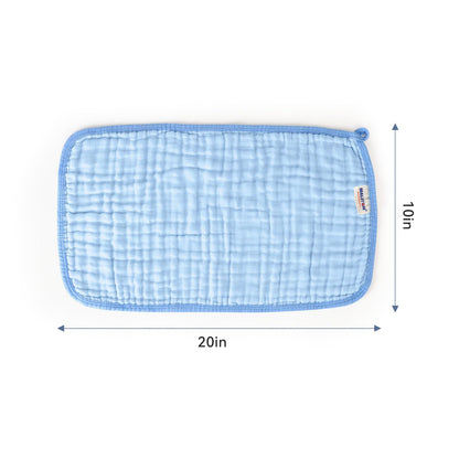 Maliton 6 Stück Baby Spucktücher für Jungen/Mädchen,aus 100% Baumwollem,weich, langlebig, luftdurchlässig und extrem saugstark (Zoo-Muster),50x25cm