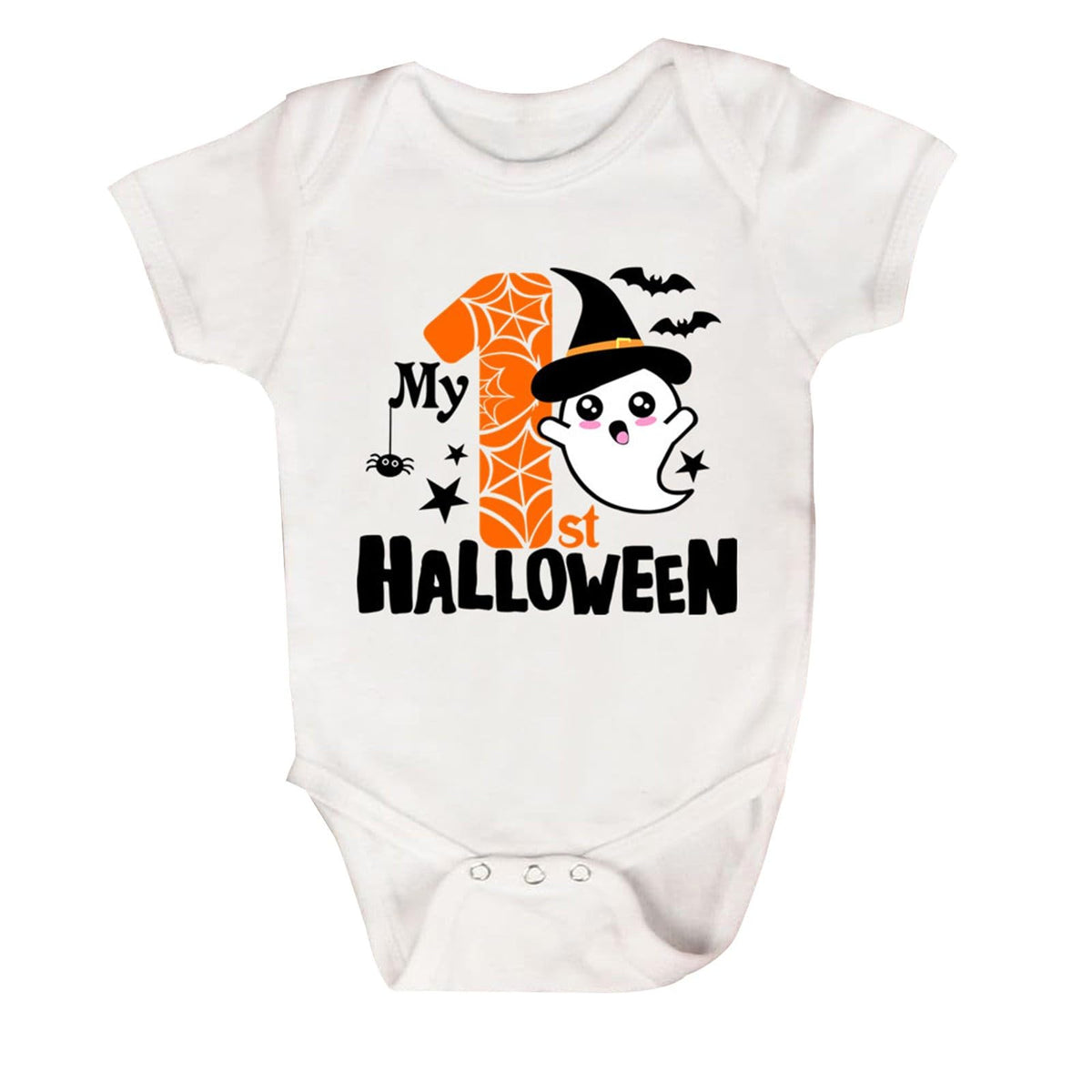 Mein 1. Halloween-Babykostüm, Baumwolle, kurzärmelig Langarm Body Set Junge