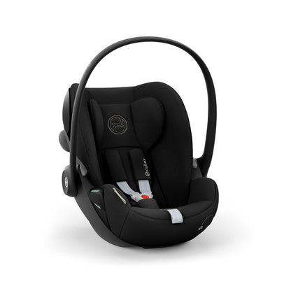 CYBEX Gold Babyschale Cloud G i-Size Comfort, Inkl. Neugeboreneneinlage, Ab Geburt bis ca. 24 Monate, Für Kinder ab 40 cm bis 87 cm, Max. 13 kg, Moon Black - Meloni2