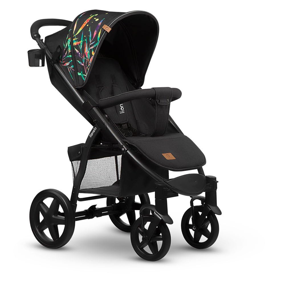 LIONELO Annet Plus Buggy up to 22 kg with Reclining Function, Small Folding Pushchair with Accessories, EVA Foam Wheels, Mosquito Net, Foot Cover Drink Holder, Basket Dreamin