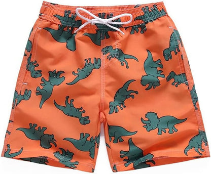 FedMois Jungen Badeshorts Schnelltrocknend Kinder Badehose Schwimmshorts