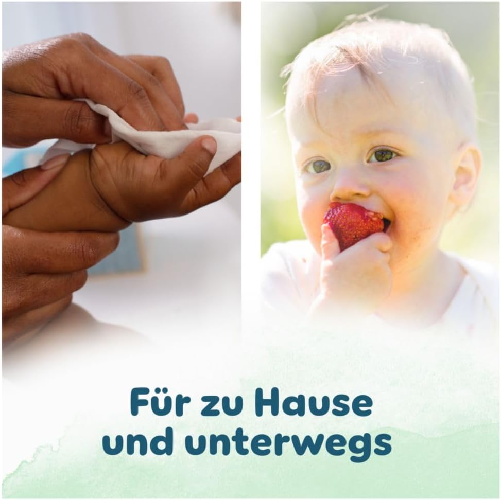 Pampers Harmonie New Baby Feuchttücher 18 Packungen mit jeweils 46 Feuchttüchern = 828 Feuchttücher, die helfen, den natürlichen pH-Wert der Haut wiederherzustellen