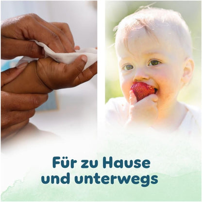 Pampers Harmonie New Baby Feuchttücher 18 Packungen mit jeweils 46 Feuchttüchern = 828 Feuchttücher, die helfen, den natürlichen pH-Wert der Haut wiederherzustellen
