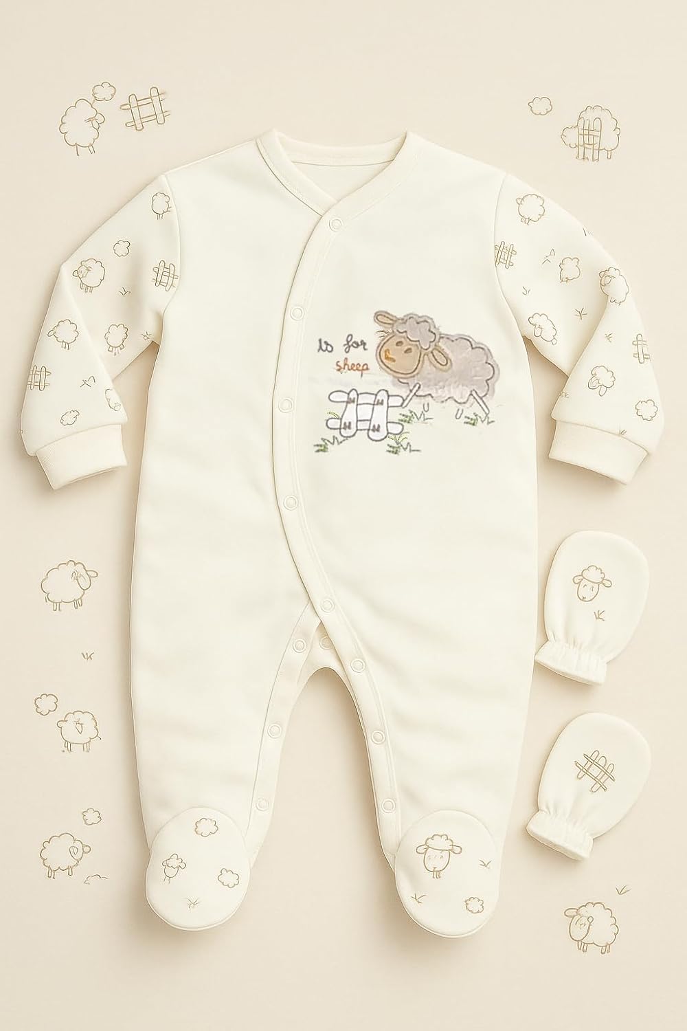 Neugeborenen Baby Geschenk Set 100% natürliche Baumwolle Erstausstattung Erstlingsausstattung Ausstattung Unisex Kleidung Geschenkset Babyausstattung für Babys 0-4 Monate (Koala)