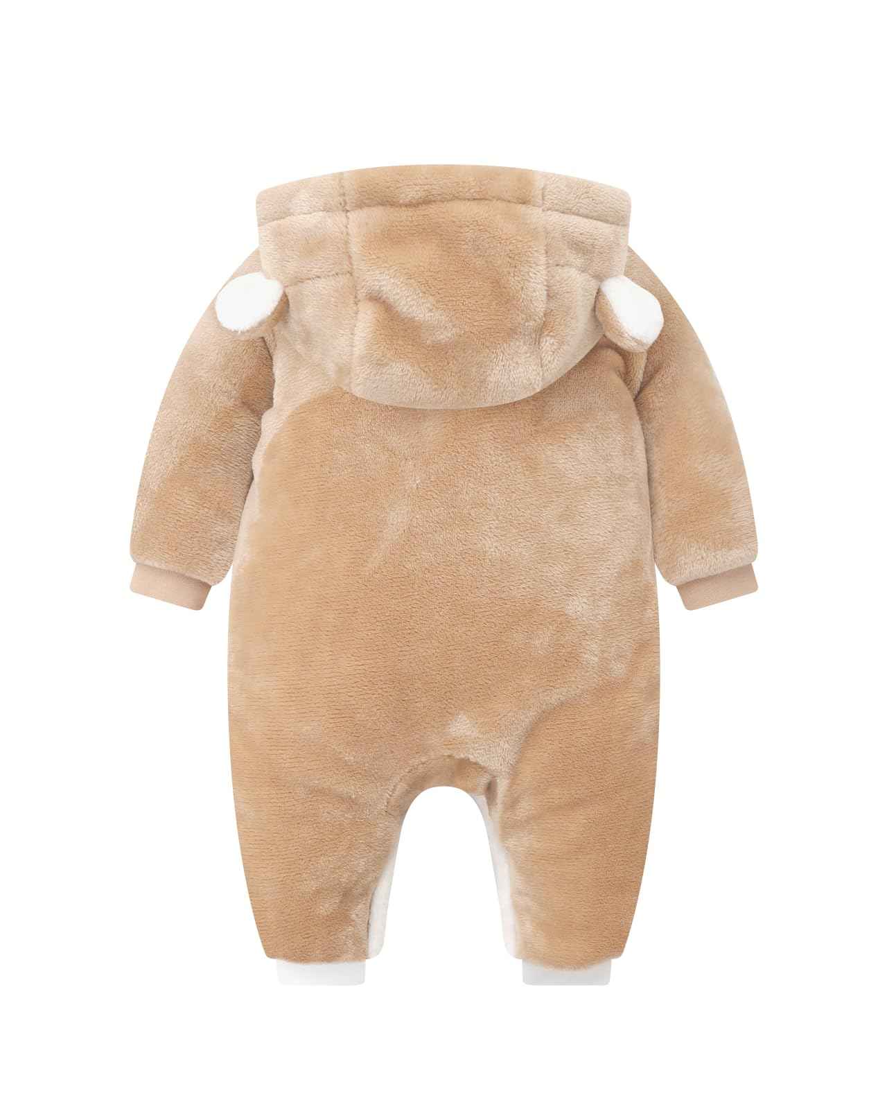 WYTbaby Baby Overalls Winter Snowsuit Baby Flannel Warmer Winter Overalls Jumpsuit for Boys Girls
