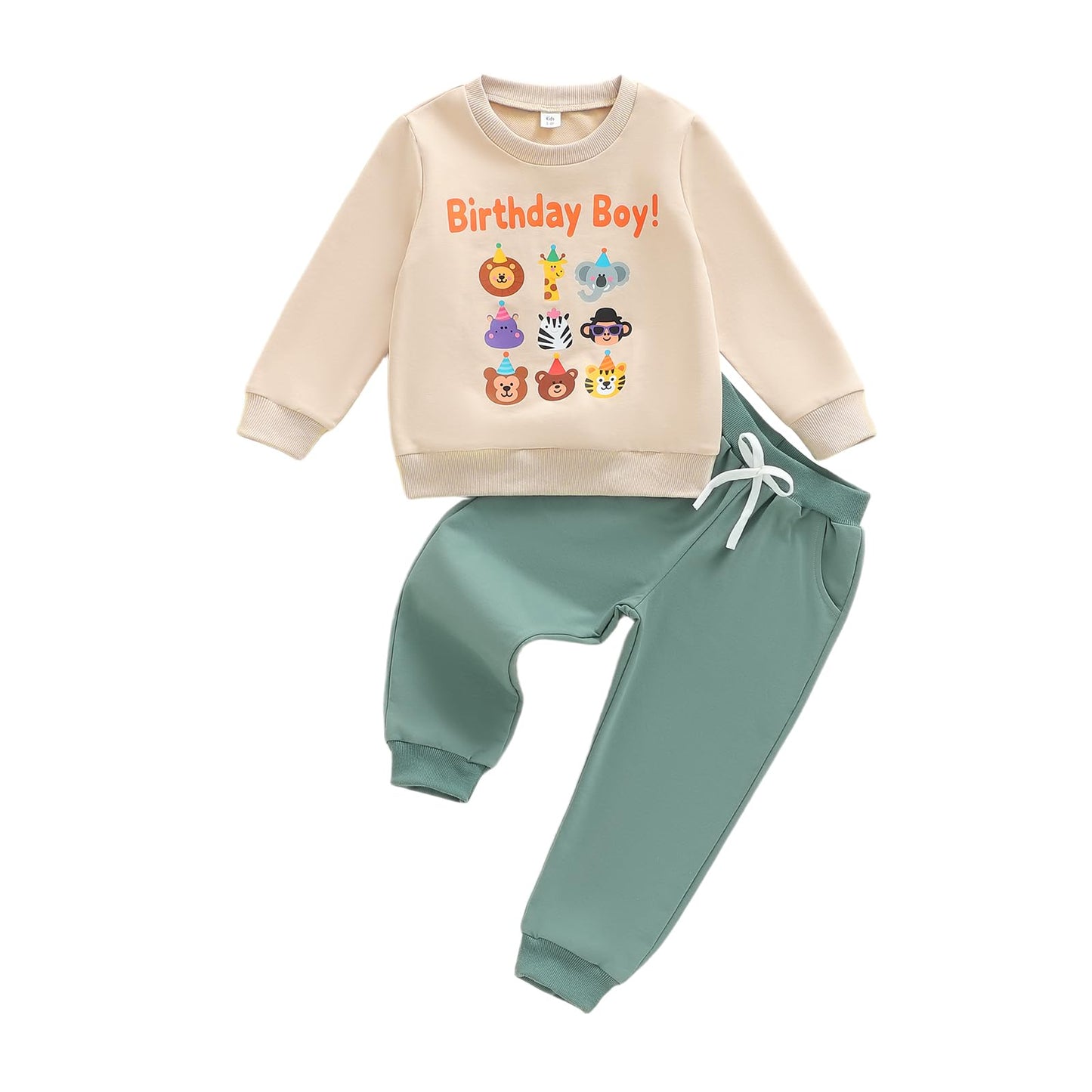 1. Jahr Geburtstag Outfit Baby Junge Kleidung Set Langarm Sweatshirt und Hose Kleidung Sets für Jungen