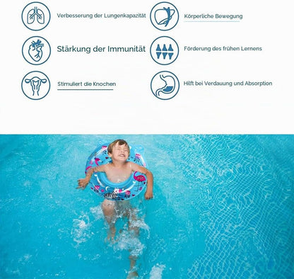 Baby Schwimmring, Baby Schwimmen Ring, Schwimmhilfe mit Schwimmsitz, Schwimmreifen für Kleinkind von 6 Monate bis 48 Monate, Schwimmlernhilfe für Mädchen und Jungs