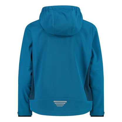 CMP Unisex Children's Giacca in Softshell Da Bambini Con Cappuccio Fisso Softshell Jacket for Children with Fixed Hood