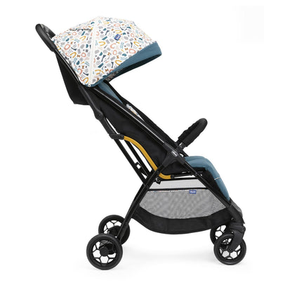 Chicco, Glee Pushchair from 0 Months to 4 Years with Automatic and Compact Closure, Extendable Hood with SPF 50+ and Rain Cover, 3-Level Adjustable Backrest, Leg Rest