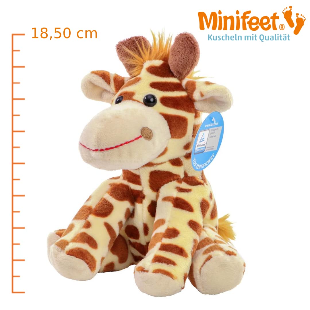 Minifeet Frosch Arwin - das Kuscheltier für alle Anlässe, TÜV-geprüft und bereit für gemütliche Kuschelzeiten