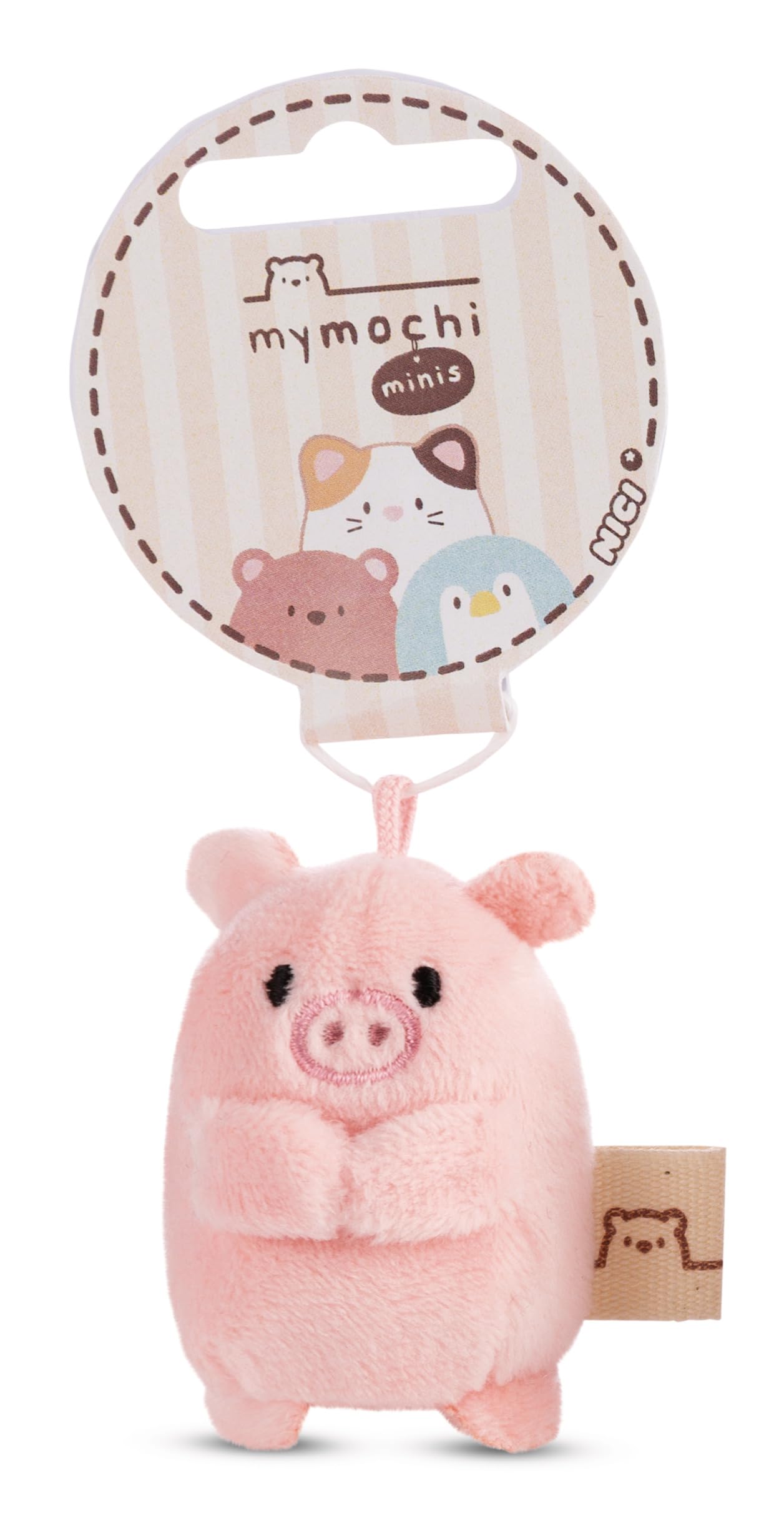 NICI Kuscheltier Fuchs Geeks 5cm rot - Stofftier aus weichem Plüsch, niedliches Plüschtier zum Kuscheln und Spielen, für Kinder & Erwachsene - tolle Geschenkidee
