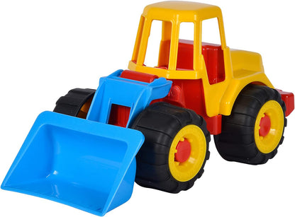 LKW Kipper mit Bagger, Sandspielzeug, 29cm/36cm, Reifen Softmaterial, ab 10 Monate