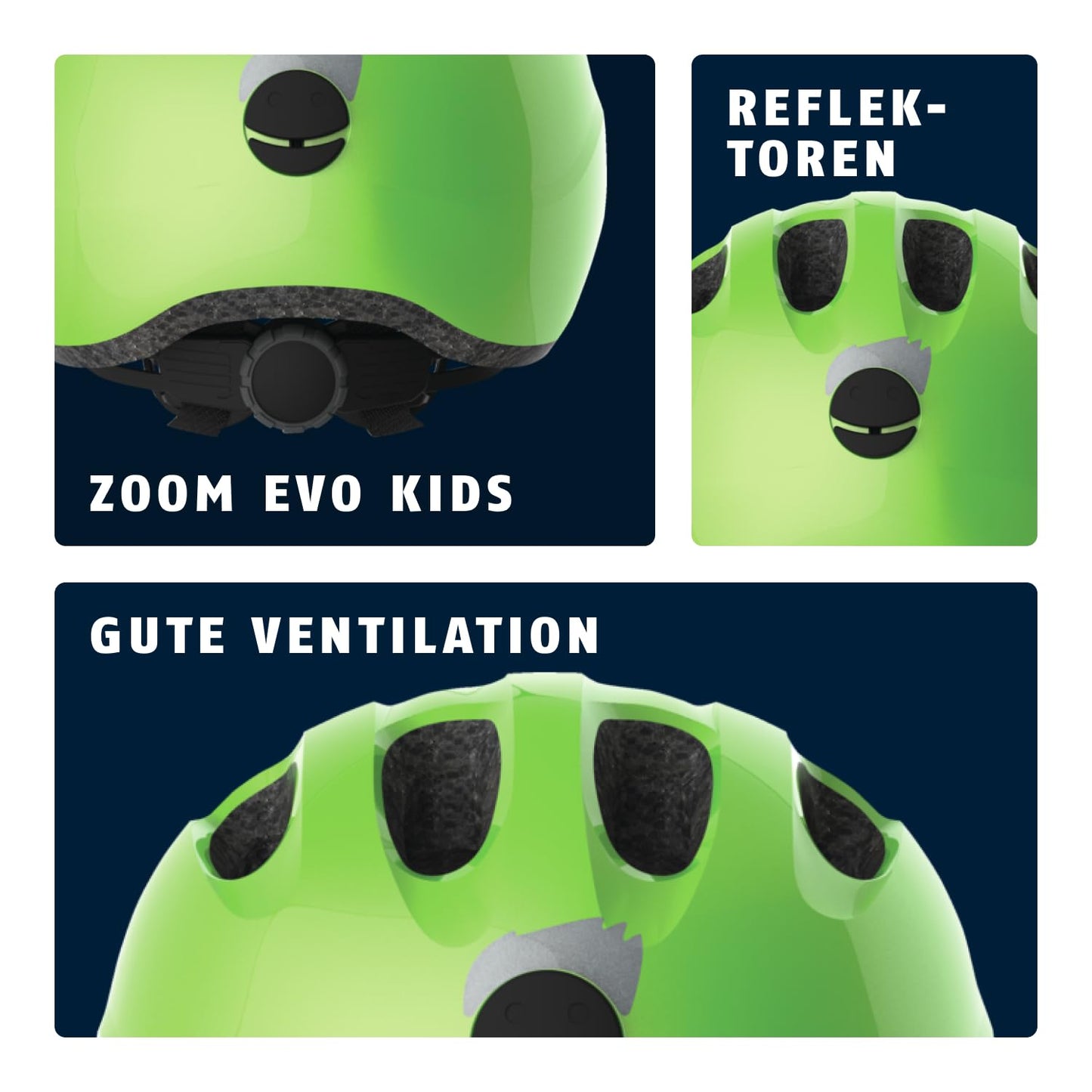 ABUS Kinderhelm Smiley 2.0 - Robuster Fahrradhelm für Mädchen und Jungs