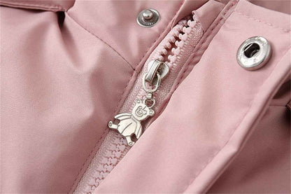 Alunsito Baby Boy Girl Snowsuit Kids Long Sleeve Hoodie Thick Jumpsuit Ski Suit Zip One-Piece Bodysuit Winter Warm Romper
