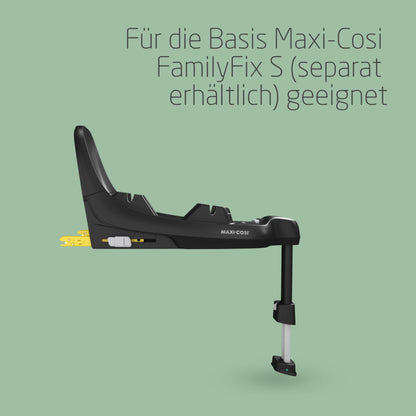 Maxi-Cosi Pebble i-Size, Babyschale, 0–15 Monate, 0–13 kg, 40–83 cm, leichter i-Size Kindersitz, Click&Go-Installation, G-CELL Seitenaufprallschutz, Sitzverkleinerer, Tonal Black - Meloni2
