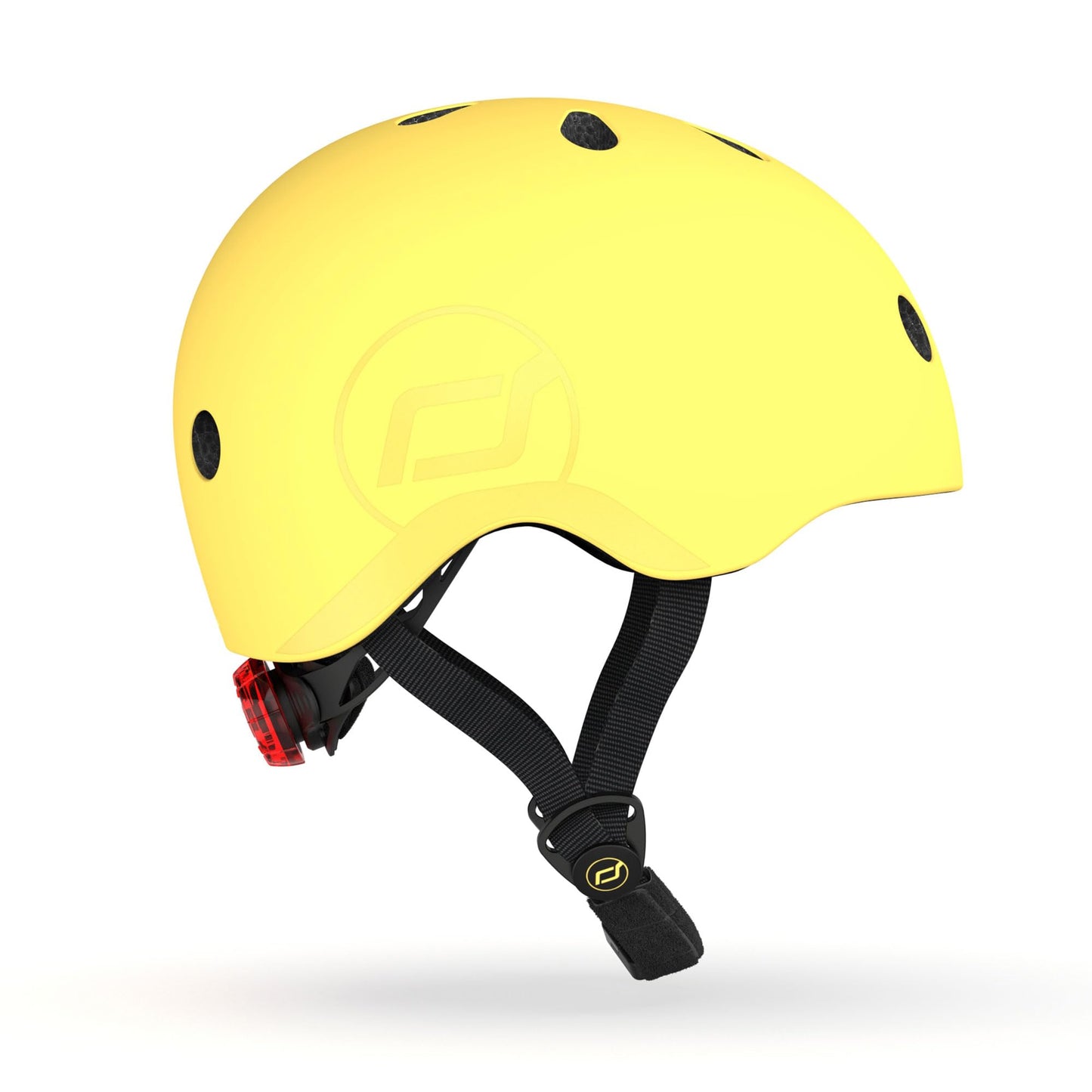Scoot and Ride Baby Helmet with Adjustable Straps - Matte Finish - Small and Medium - Includes LED Safety Light and Soft Fleece Padding for Extra Protection