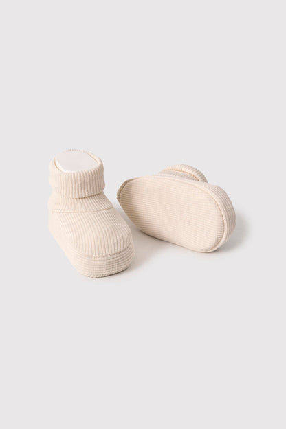 Generisch Baby Krabbel- Hausschuhe - Schuhe Neugeborene - Baumwolle - Diverse Farben - Mädchen - Jungs