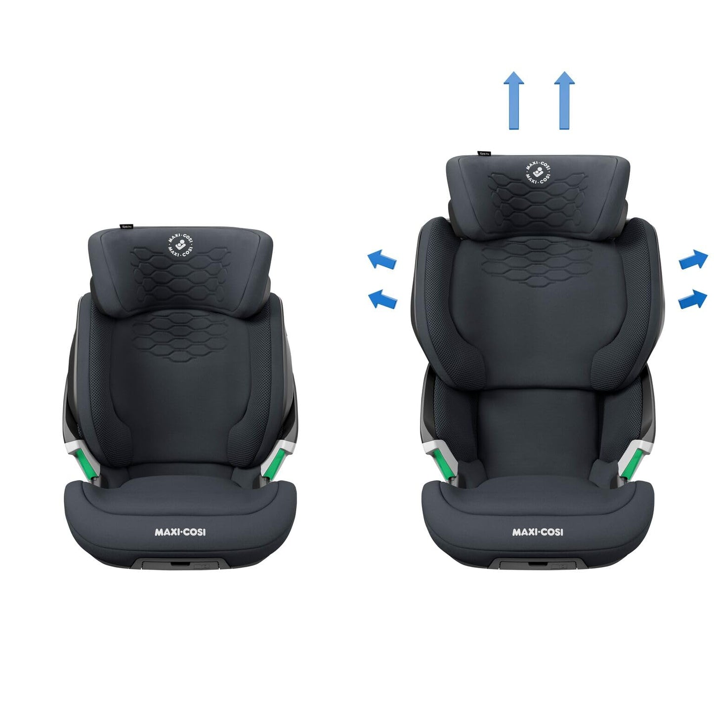 Maxi-Cosi Kore Pro i-Size Kindersitz, 3.5–12 Jahre, 100–150 cm, ClickAssist Licht, Verstellbare Höhe/Breite, Side Protection System+, Authentic Black - Meloni2