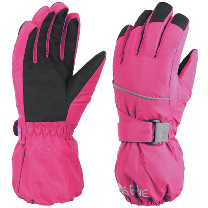 TRIWONDER Children's Ski Gloves, Thermal Fleece Gloves, Warm Winter Gloves for Boys and Girls