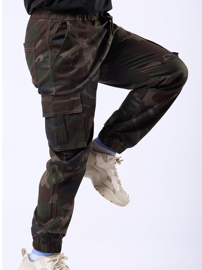 NATUST Jungen Cargohose Kinder Freizeithose mit Elastischem Bund