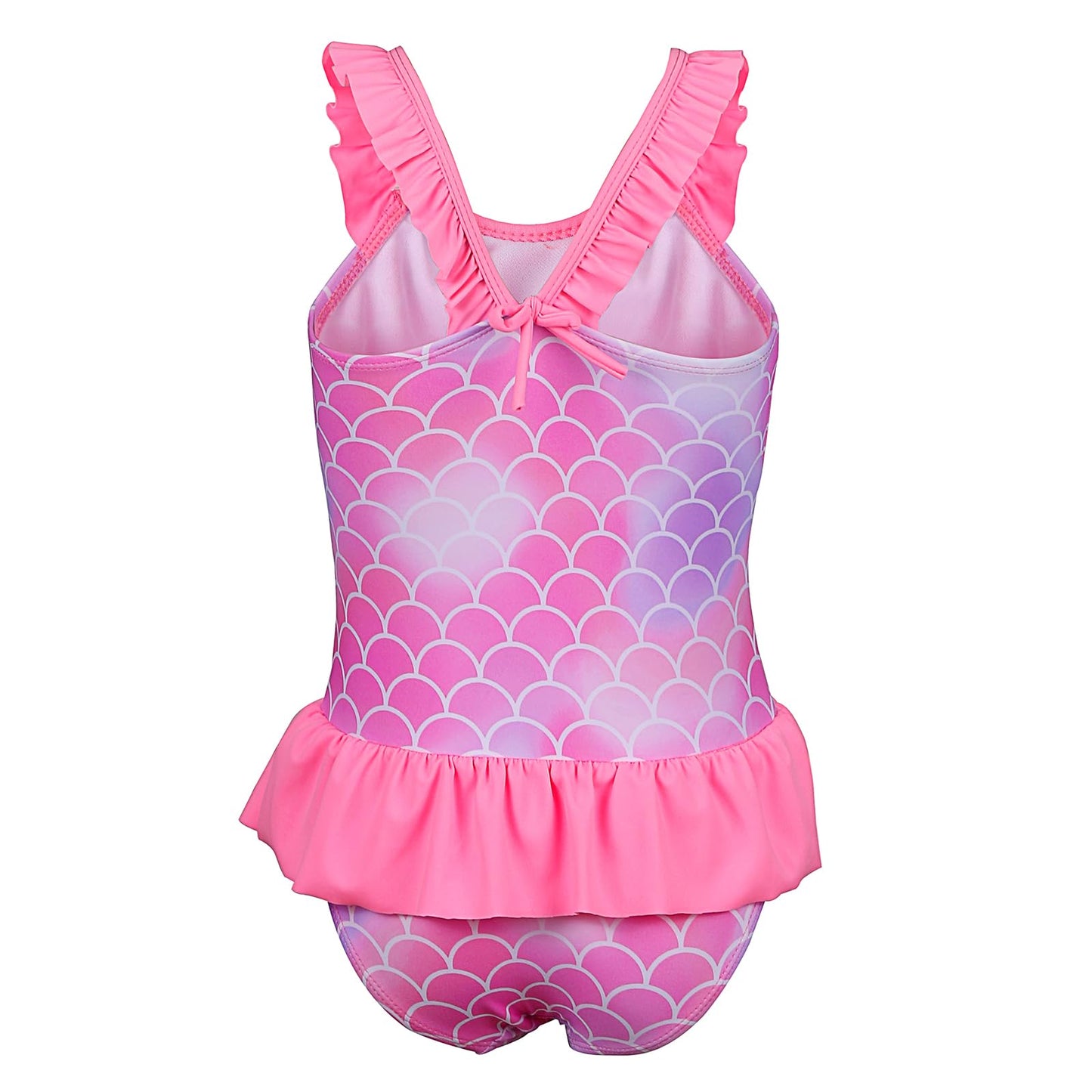 TIZAX Badeanzug für Mädchen Einteiliger Schwimmanzug Kleinkind Niedliche Rüschen Bademode Schnell trocknende Sommerferien Bikini für Kinder 2~7 Jahre